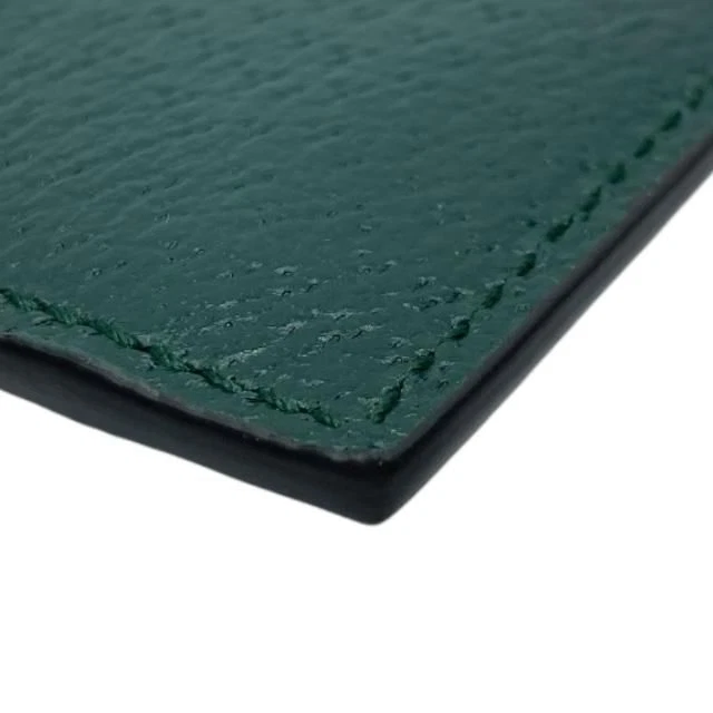 Gucci Auténtico Hombres Horsebit Estuche para Tarjetas 700469 Juego de Tarjetas Cuero Verde JPN Foto 3 de 4