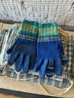 Antique Pennsylvania  Amish Hand Knit Blue Gloves   with Provenance Wonderful — photo 4
