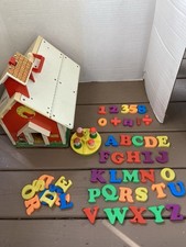 Fisher Price Little People Play Family School House 923 Non-FP letters