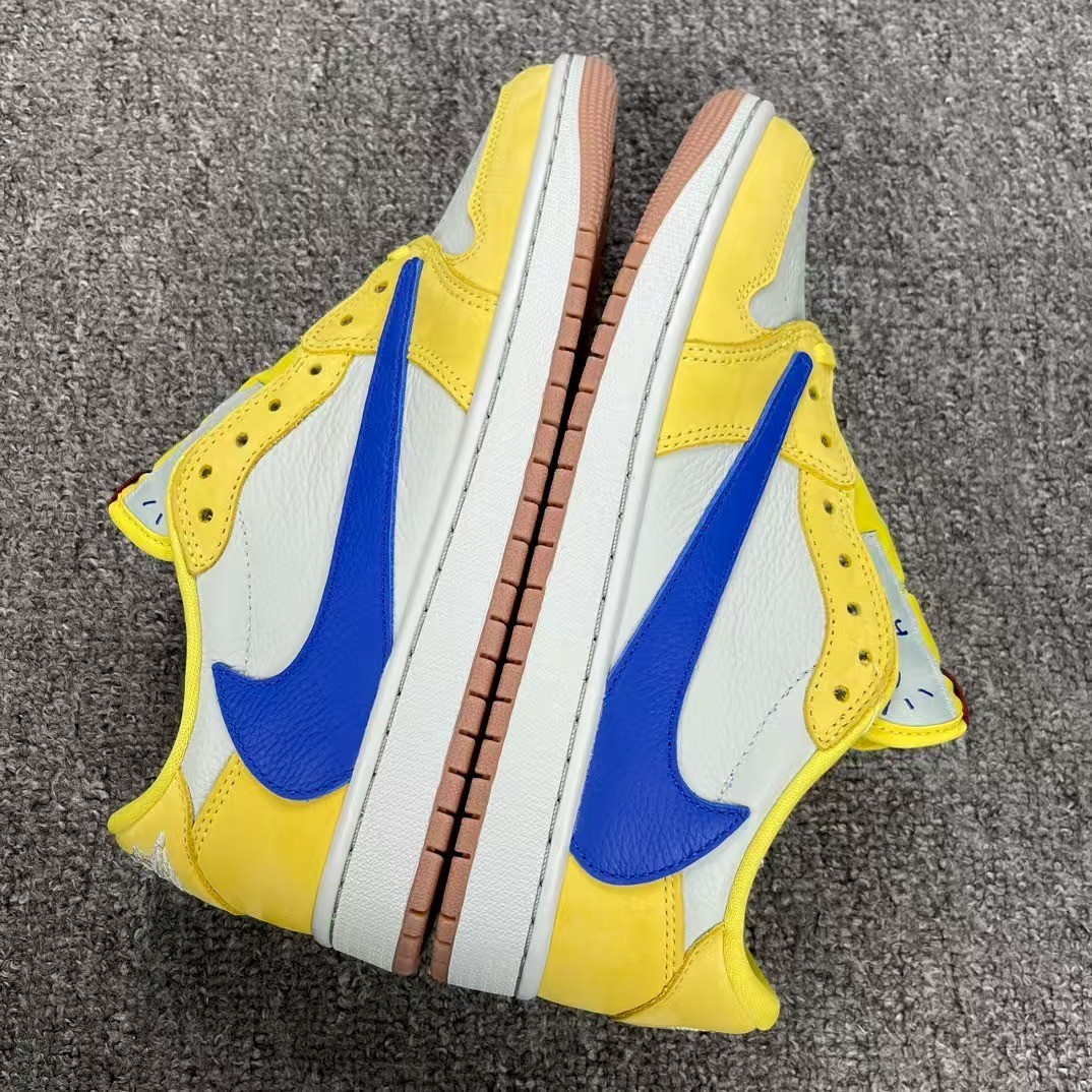 Size 8 - Travis Scott x Air Jordan 1 Retro OG SP Low Canary W for