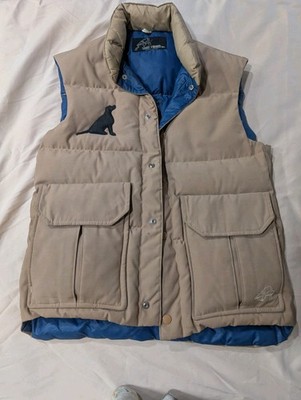 Snowbird Inc Down Filled Puff Retriever Vest Size Small/Medium