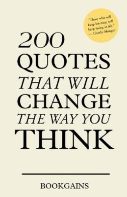 Book Gains 200 Quotes that will change the way you thi (Taschenbuch) (US IMPORT)