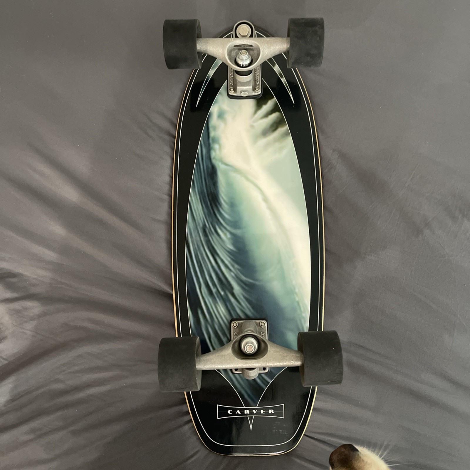 Carver Super Snapper Raw Complete Skateboard