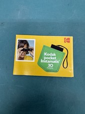 Vintage Kodak Pocket Instamatic 30 12/1972 Camera Instruction Guide User Manual