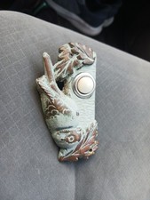 Vintage Bronze Doorbell Bird With Mounting Screws Original Item L@@k