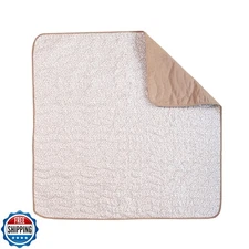 Toddlekind Portable Baby Mat, Organic Cotton 47" x 47, Portable, playpen mat,