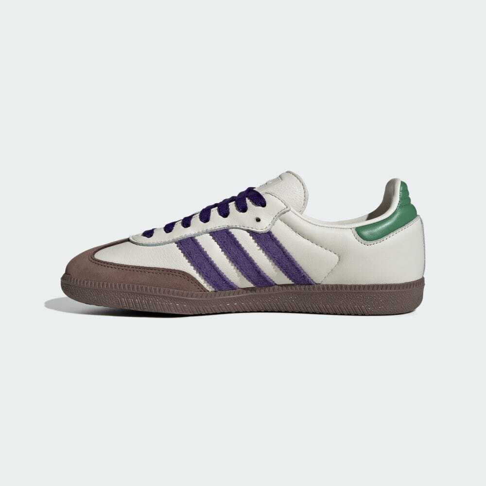 靴  Samba ID8349 adidas Originals Samba OG Off White Collegiate Purple