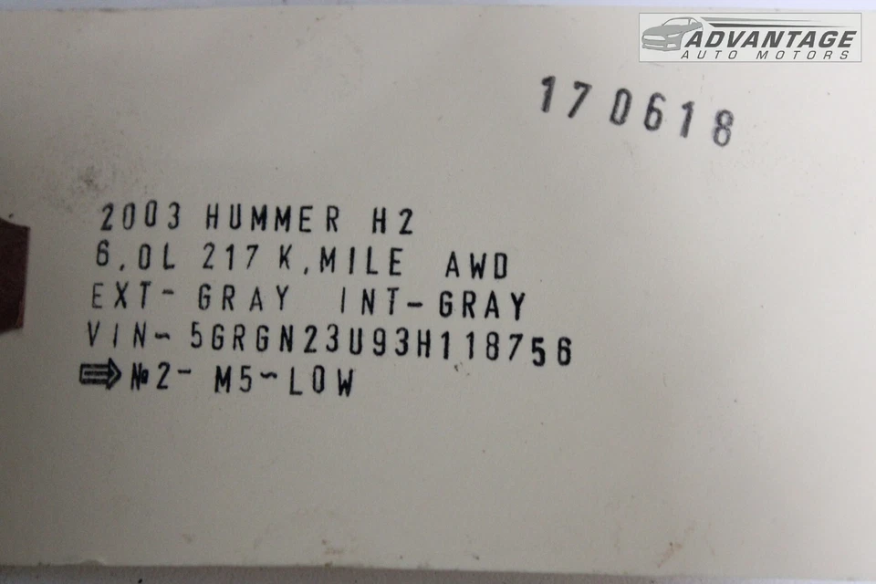 2003-2005 HUMMER H2 FRONT EMERGENCY PARKING BRAKE STOP PEDAL BLACK & PAD OEM - Image 4 of 4