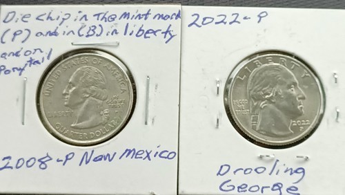 US Minting Error Variety Coin's Set of 2 - Picture 9 of 10