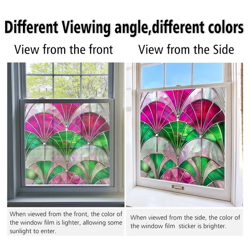 AU Static Cling Glass Window Film Privacy Stained Glass Sticker UV Protection - Picture 41 of 47