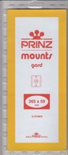 Prinz Black Stamp Mount Strips 265x59 mm For US Floating Plate Number (20) Scott