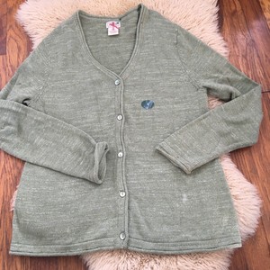 sage green cardigan sweater