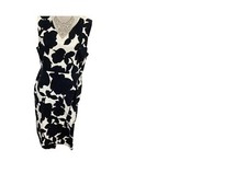 Phase eight navy white spot Wrap cotton Dress Size UK 18 Pristine away