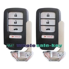 2 For 2016-2019 Honda Civic Remote Smart Keyless Entry Key Fob KR5V2X 4 BUTTON
