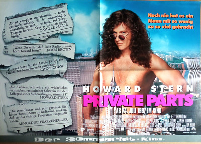 P160 Kinoplakat (DIN A2)  PRIVATE PARTS - Howard Stern