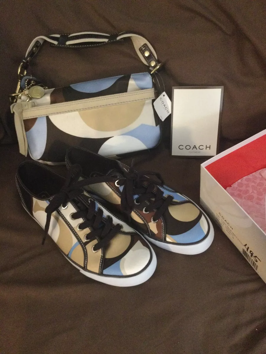 Coach Purse And Matching Sneakers Size 8.5