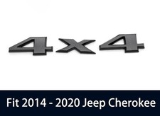 2014-2021 Jeep Cherokee Gray 4x4 Rear Tailgate Emblem Badge Nameplate Oem Mopar