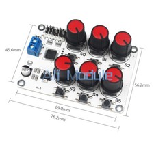 1x DC 5-8.4V 6 Channel Knob Servo Controller Control Board Robot Arm Manipulator