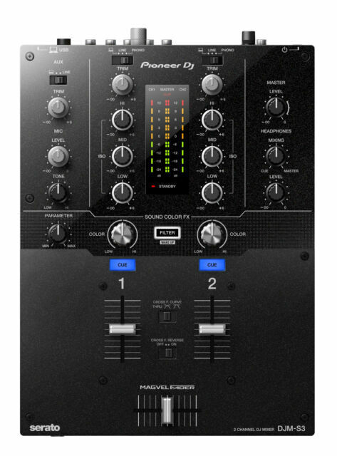 Pioneer DJM-S3 DJMS3 DJ Mixer DJ Mixer with Built-In Serato