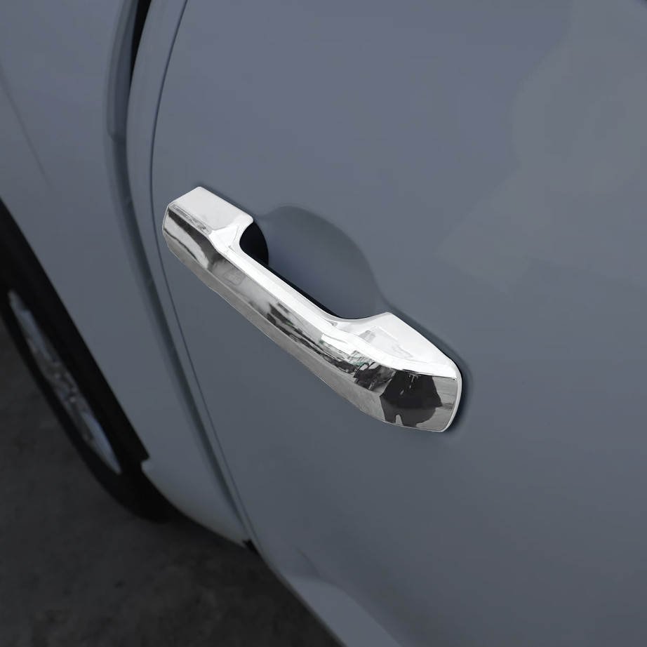 For Toyota Tundra 2022-2025 ABS Chrome Front & Rear Door Handle Cover Trim Caps