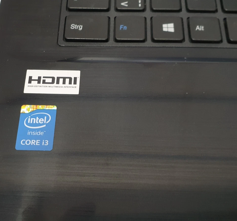 Exone W970SU i3-4100M 2,50GHz 256GB SSD 8GB Laptop Windows 10 Pro 17,3" HDMI DVD - Bild 4 von 4