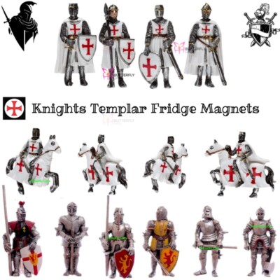 Tempelritter Magnete - Kreuzritter - Tempelritter Kühlschrankmagnete