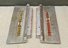 2 Compteurs de Point pour Ancien Baby Foot Boule Rouge et Blanc Vintage