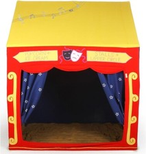 Win Green Theater Playhouse / Play Tent for Kids Indoor Outdoor Hand-Embroidered