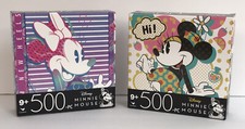 Gift Set 2 New Disney 500 Piece Jigsaw Puzzles Minnie Mouse Hi Feels