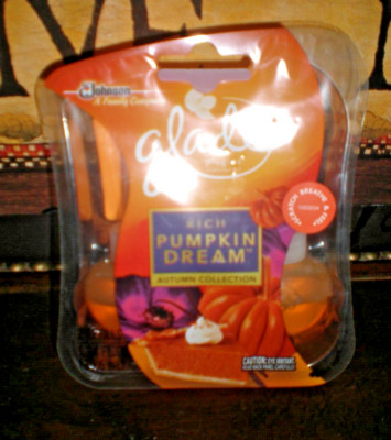 Glade PlugIns Scented Oil Refills RICH PUMPKIN DREAM 1 Pack = 2 refills