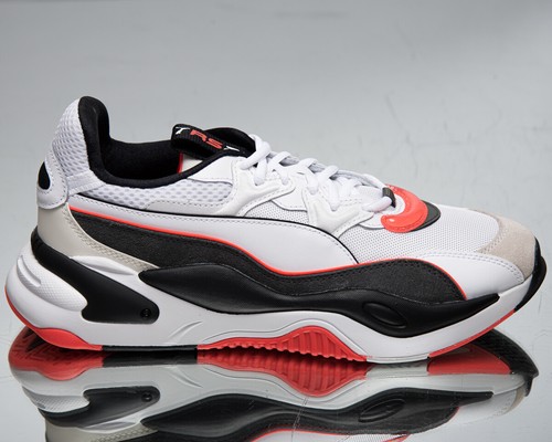 Puma Messaging Hombre Blanco Gris Negro Rojo Atlético Lifestyle Zapatillas eBay