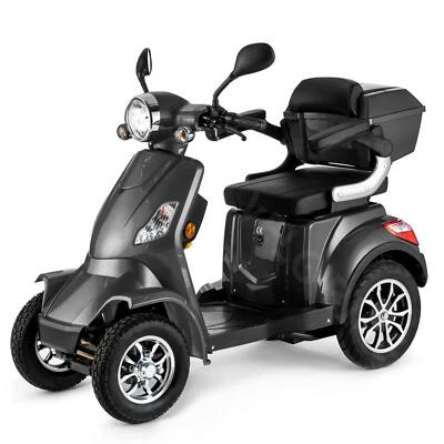 Scooter Électrique 4 Roues Senior/Pour Handicapés 1000W VELECO FASTER GRIS