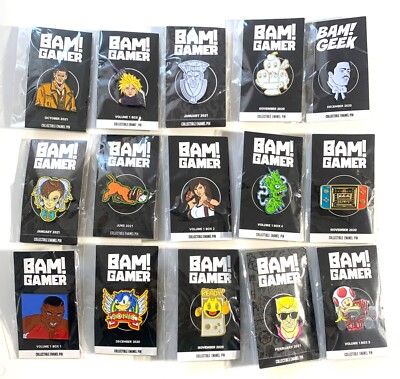BAM BOX PIN BADGE SALE ERHALTEN SIE 3 MYSTERY PINS LIMITED EDITION VARIANTEN INKLUSIVE
