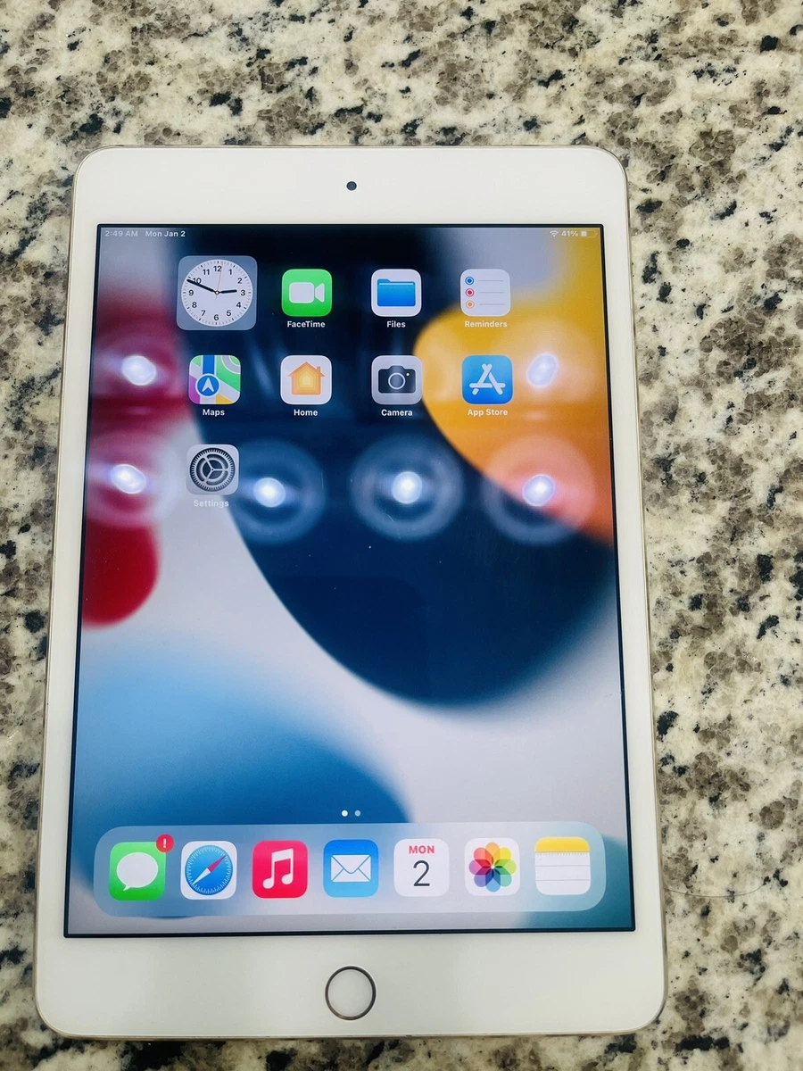 Apple iPad mini 4 128GB, Wi-Fi, 7.9in - Gold (CA) 888462369121 | eBay