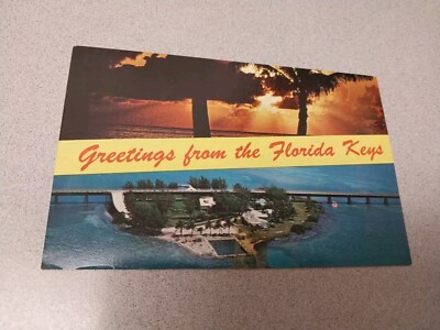 Vintage Florida Keys Postcard