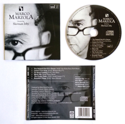 CD Marco Marzola mit Sherman Irby Vol.1 Jazz Musik Compact Disc (Z5)