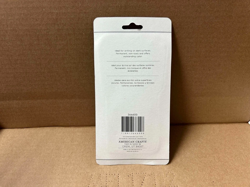 American Crafts Permanent Chalk Markers, Assorted Colors, 5Pcs - Image 2 of 2