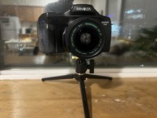 Minolta Maxxum 7xi AF 35mm SLR Film Camera Body And Lens Quantaray 28-80 F 3,5