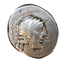M. Fannius (123 v. Chr.).,AR Denarius 3,82 g.   22-11-09