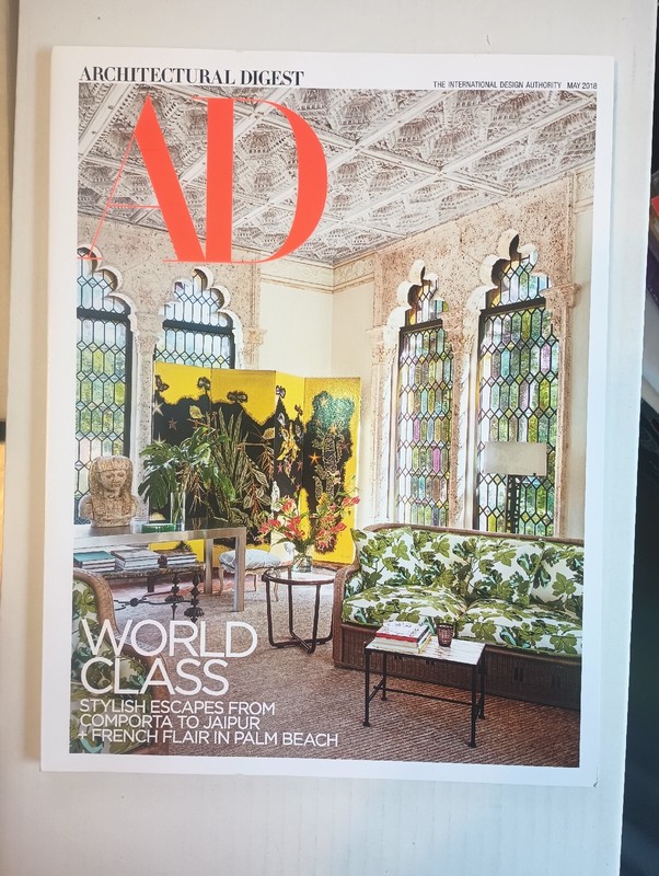 Architectural Digest Magazine May 2018 Issue World Class from Comporta to Jaipur