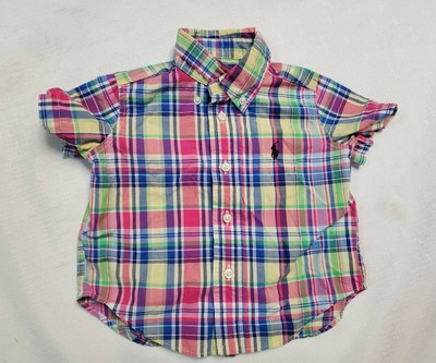 baby polo button down shirt