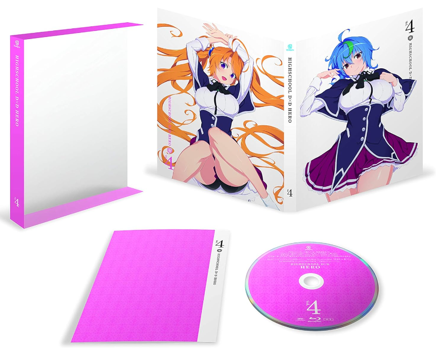 High School DxD HERO Vol.1-Vol.4 First Limited Edition Blu-ray