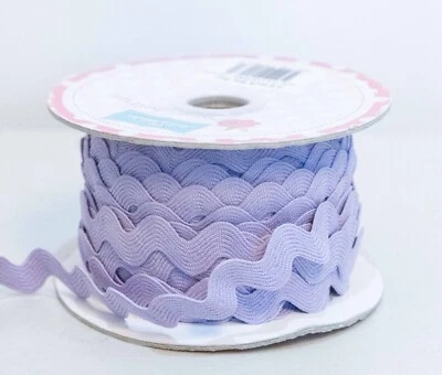 Riley Blake Ric Rac Rick Rack Trim 3/4" Lavender 25 Yards - Image 1 of 4