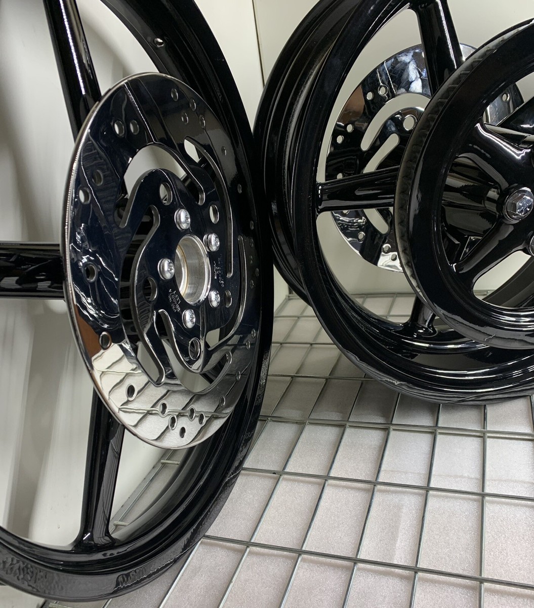Harley softail Rocker 2008 -11 Wheels Pulley Rotors ITALY GLOSS