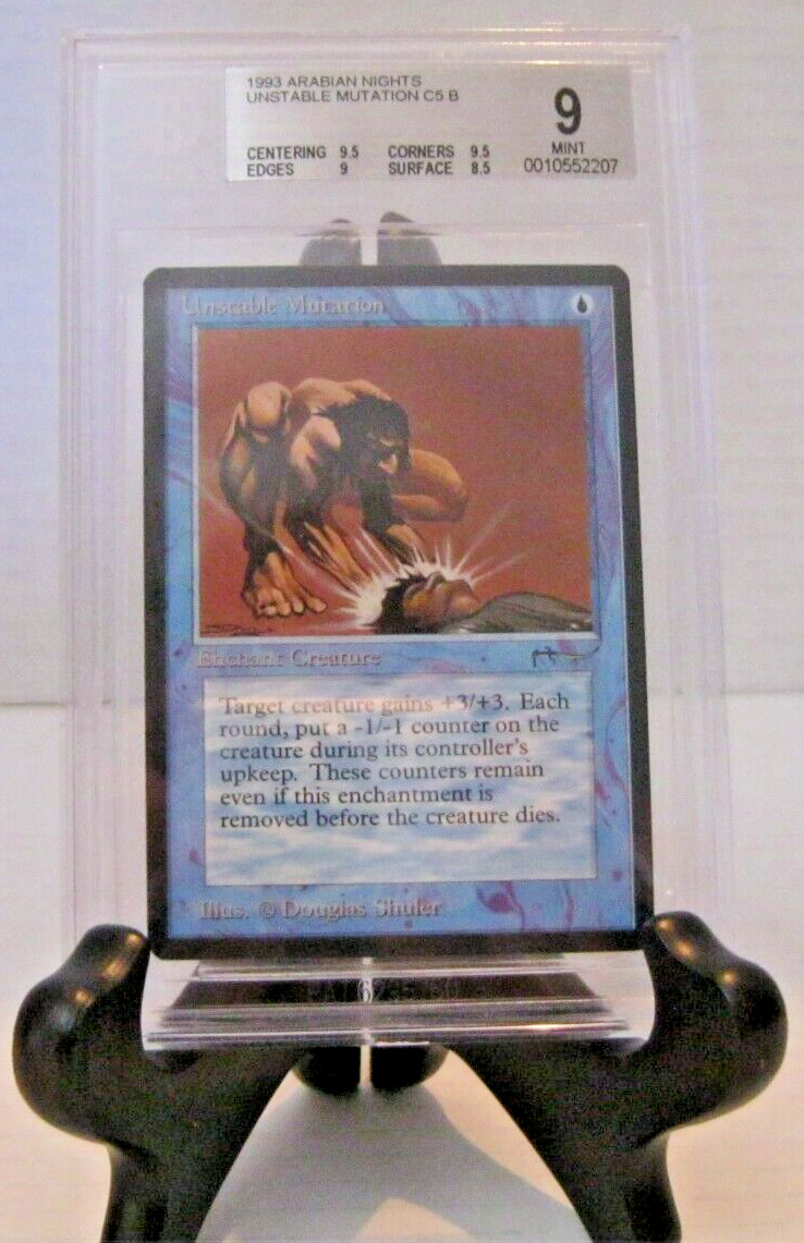 magic the gathering1993 arabian nights unstable mutation c5 b card