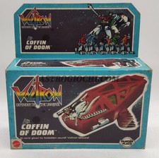 VOLTRON ROBOT FIVE LION COFFIN OF DOOM MATTEL PANOSH VINTAGE 1984 NEW IN BOX