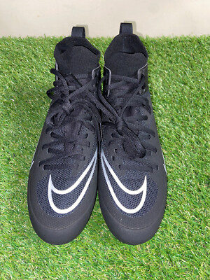 Nike Alpha Huarache 8 Elite Lacrosse Cleats Black Men display picture 2