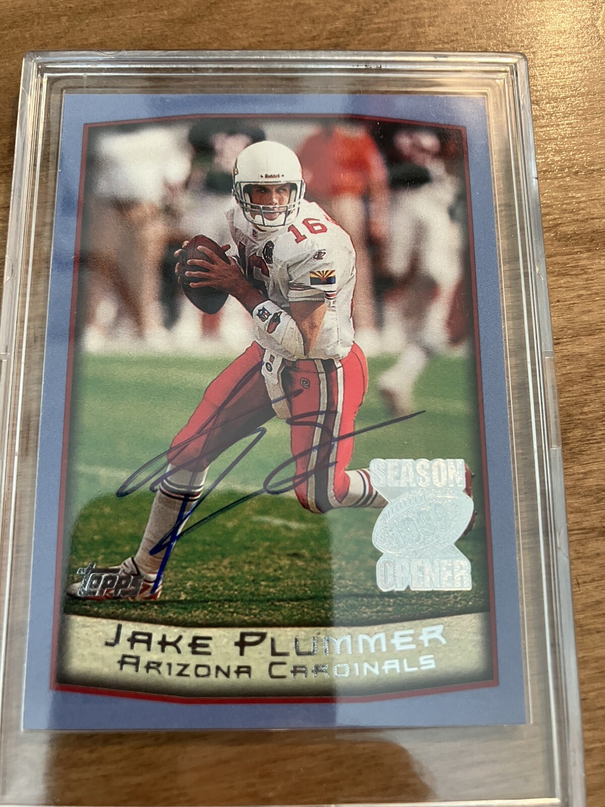 1999 Topps Season Opener Jake Plummer Autograph