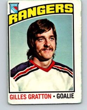 (HCW) 1976-77 O-Pee-Chee #28 Gilles Gratton  New York Rangers V11949