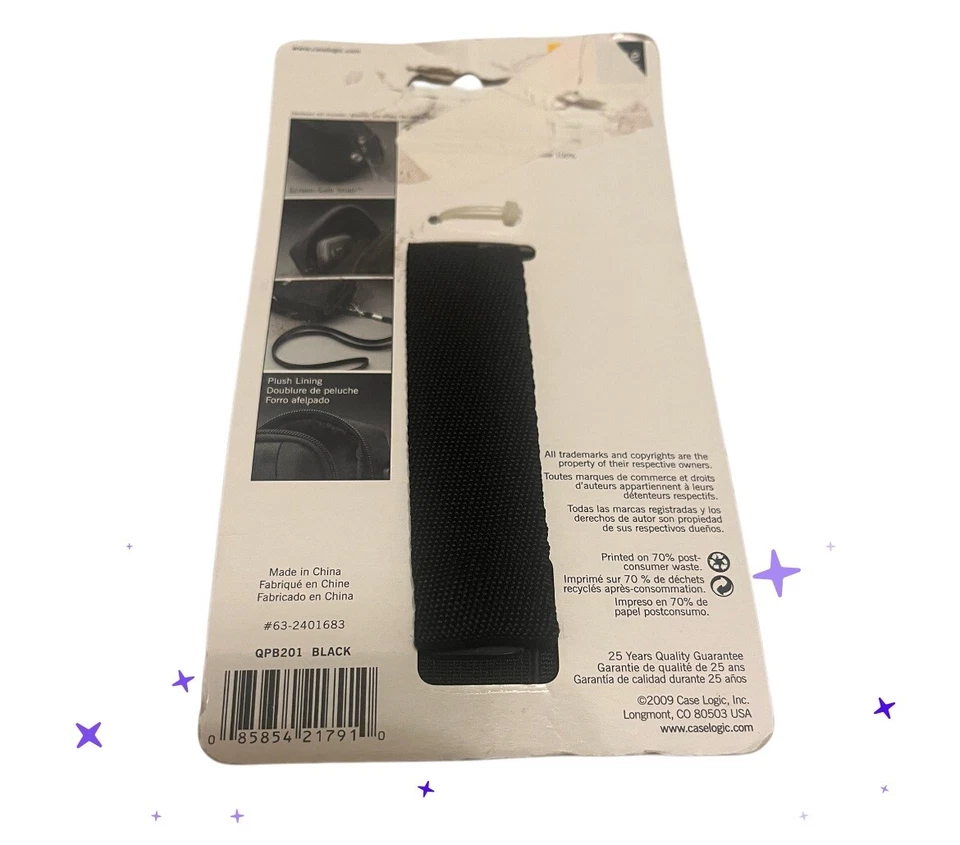 Case Logic Black QPB-201 EVA Molded Flash Camcorder or Small Zoom Camera Case - Image 4 of 4